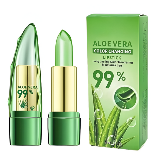 Labial de Aloe Vera que Cambia de Color