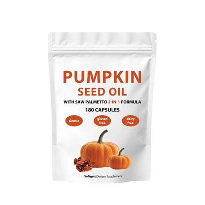 Cápsulas blandas de aceite de semilla de calabaza